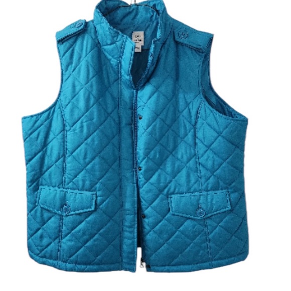 IZOD Quilted Puffer Vest Size 1X - Picture 12 of 12